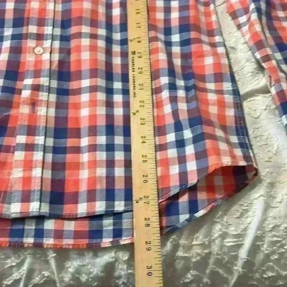 J. Mclaughlin Trim Fit Checkered Button-Down Men’… - image 6